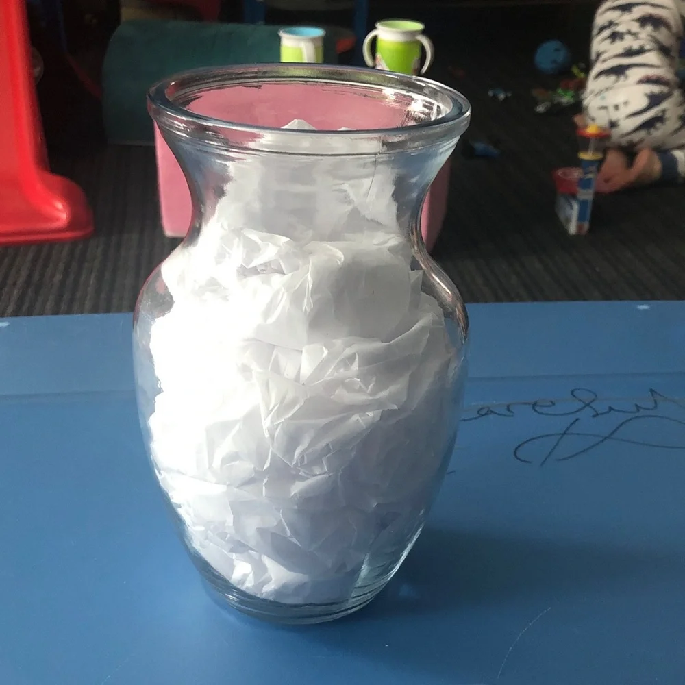 Clear Glass Vase